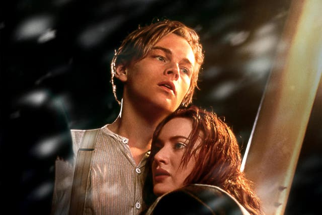 <p>Leonardo DiCaprio and Kate Winslet in 'Titanic’ in 1997 </p>