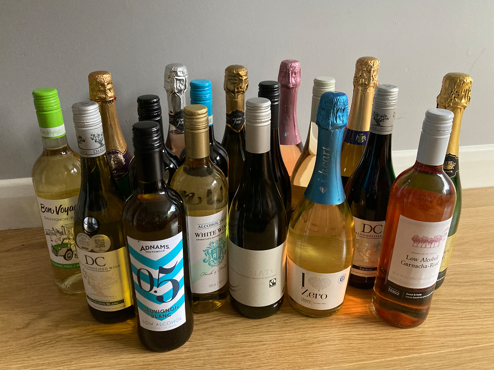 We tasted a range of low-alcohol wines before choosing our favourites