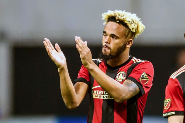 <p>Anton Walkes, pictured playing for Atlanta United</p>
