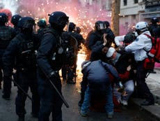 Clashes in Paris as hundreds of thousands across France march against plan to raise retirement age