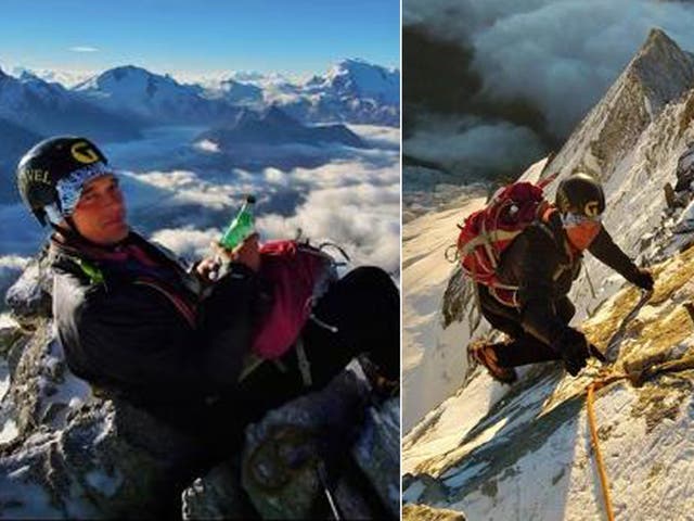 <p>Julian Sands sent pictures of himself, proudly resting on the Weisshorn mountain, to his grandson </p>