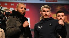 Chris Eubank Jr says Liam Smith ‘embarrassed himself’ in controversial press conference
