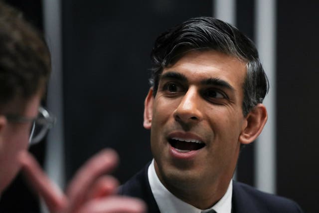 Lancashire Police are “looking into” Rishi Sunak after he failed wear a seatbelt as he filmed a social media clip in the back of a moving car (Scott Heppell/PA)