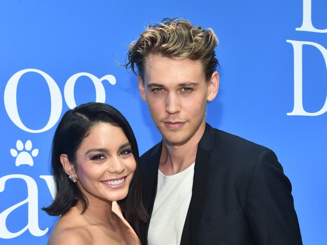 <p>Vanessa Hudgens and Austin Butler together in 2018</p>