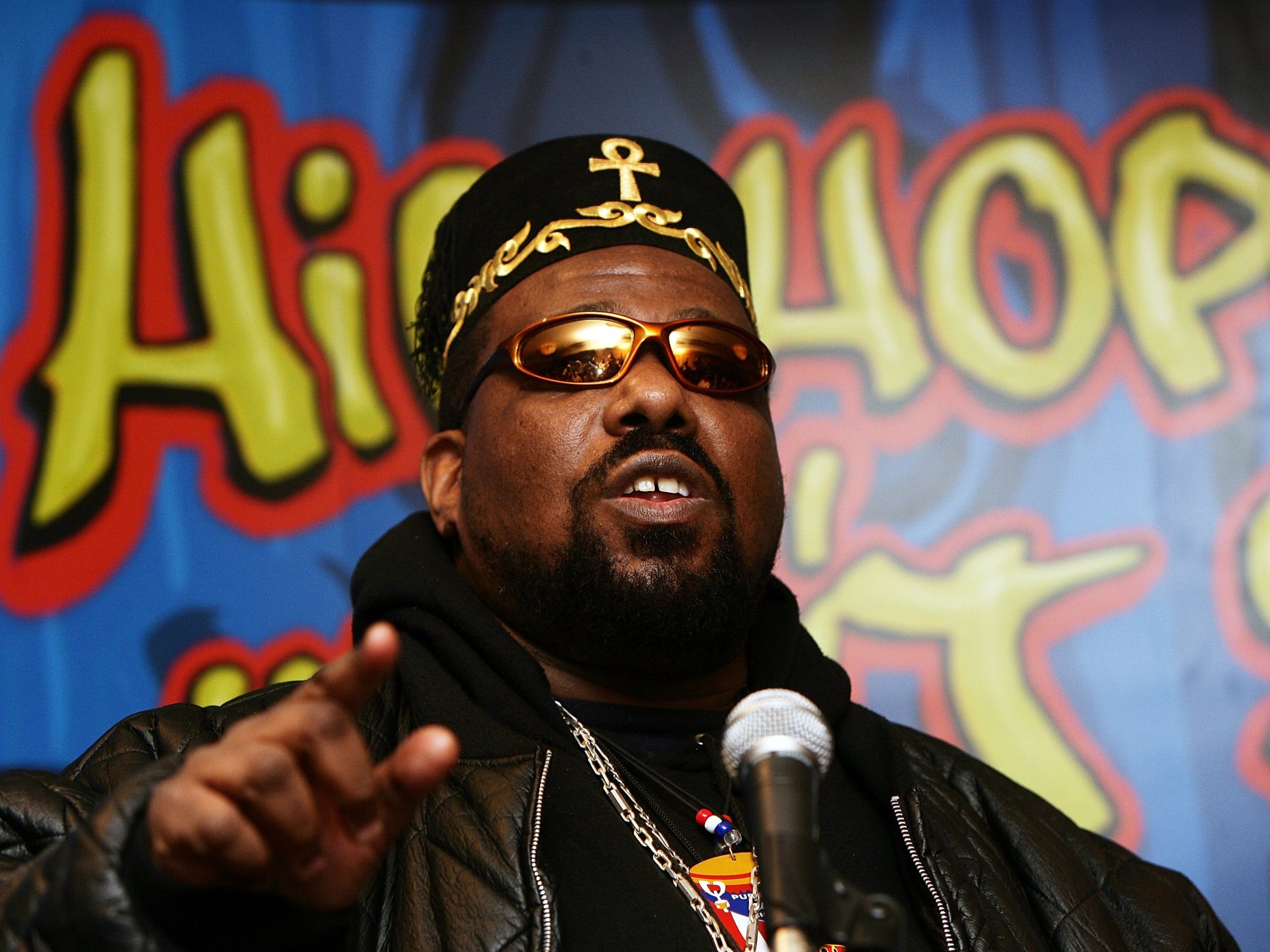 Afrika Bambaataa is shown in the new documentary – but without mention of the serious allegations against him