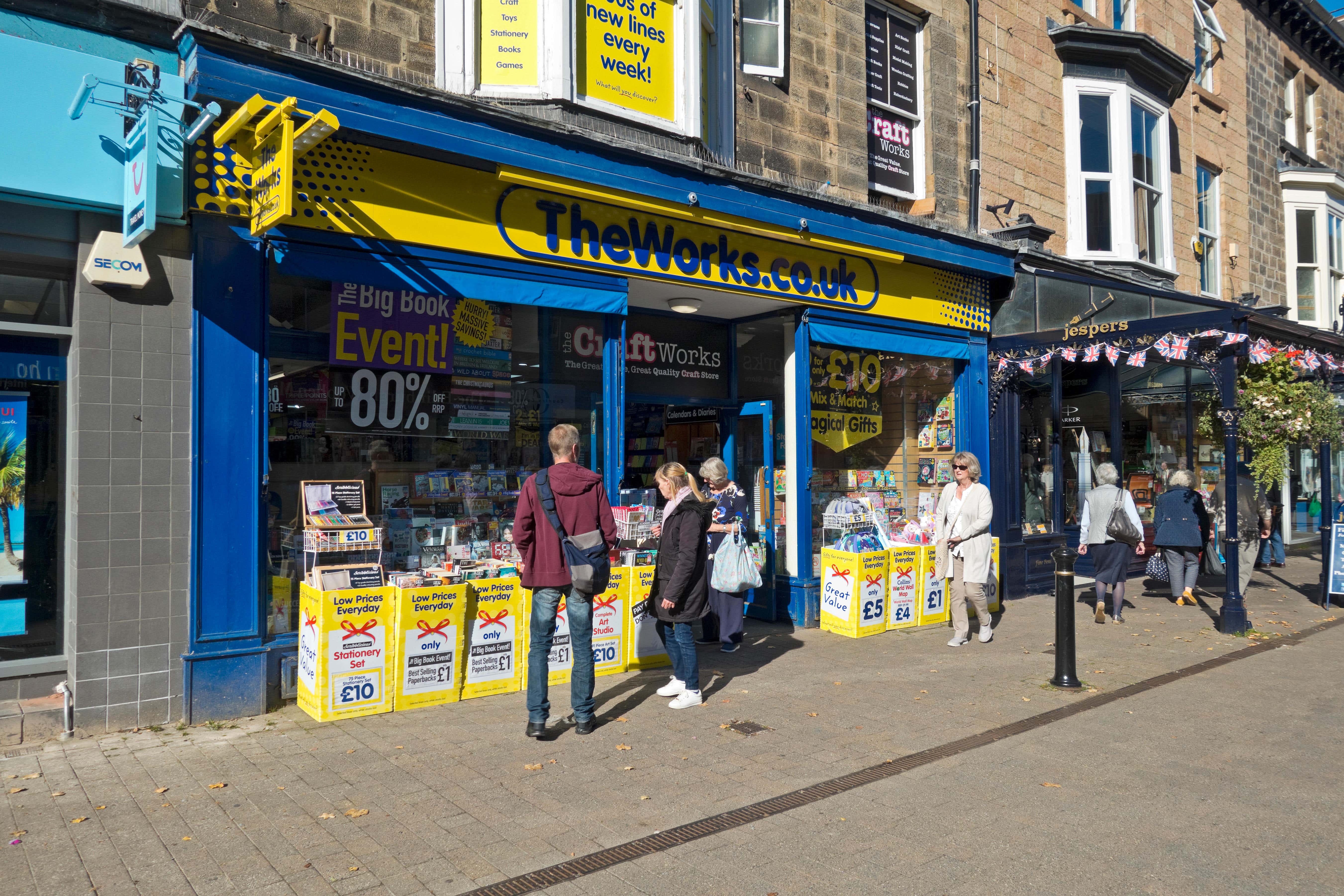 The stationery and books retailer saw shares slide as much as 20% in early trading (Alamy/PA)