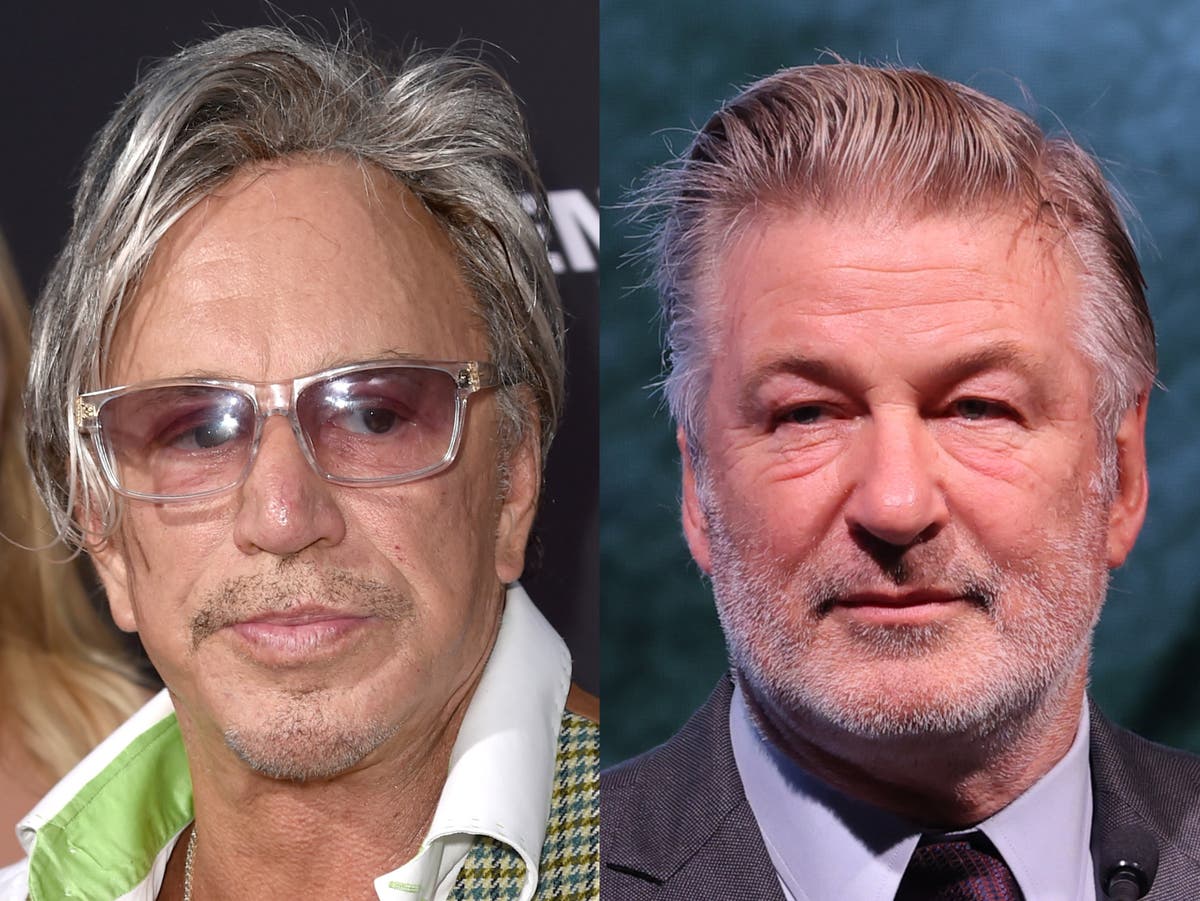 Mickey Rourke says it’s ‘terribly, terribly wrong’ to blame Alec Baldwin for shooting