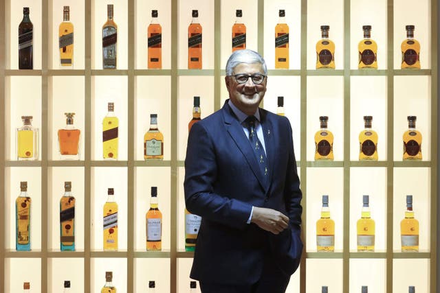 File photo dated 16/04/18 of Ivan Menezes, chief executive of Diageo (Andrew Milligan/PA)