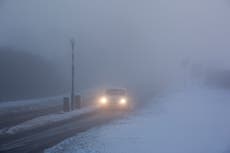 Mapped: Where freezing fog will hit UK this weekend 