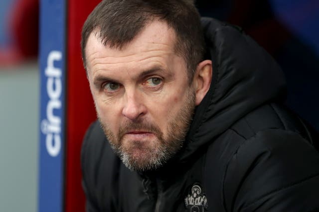 Southampton manager Nathan Jones has guided his side to three successive wins in all competitions (Kieran Cleeves/PA)
