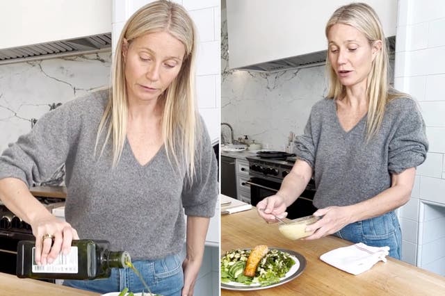 <p>Gwyneth Paltrow sparks criticism after describing salmon salad as a ‘detox’</p>