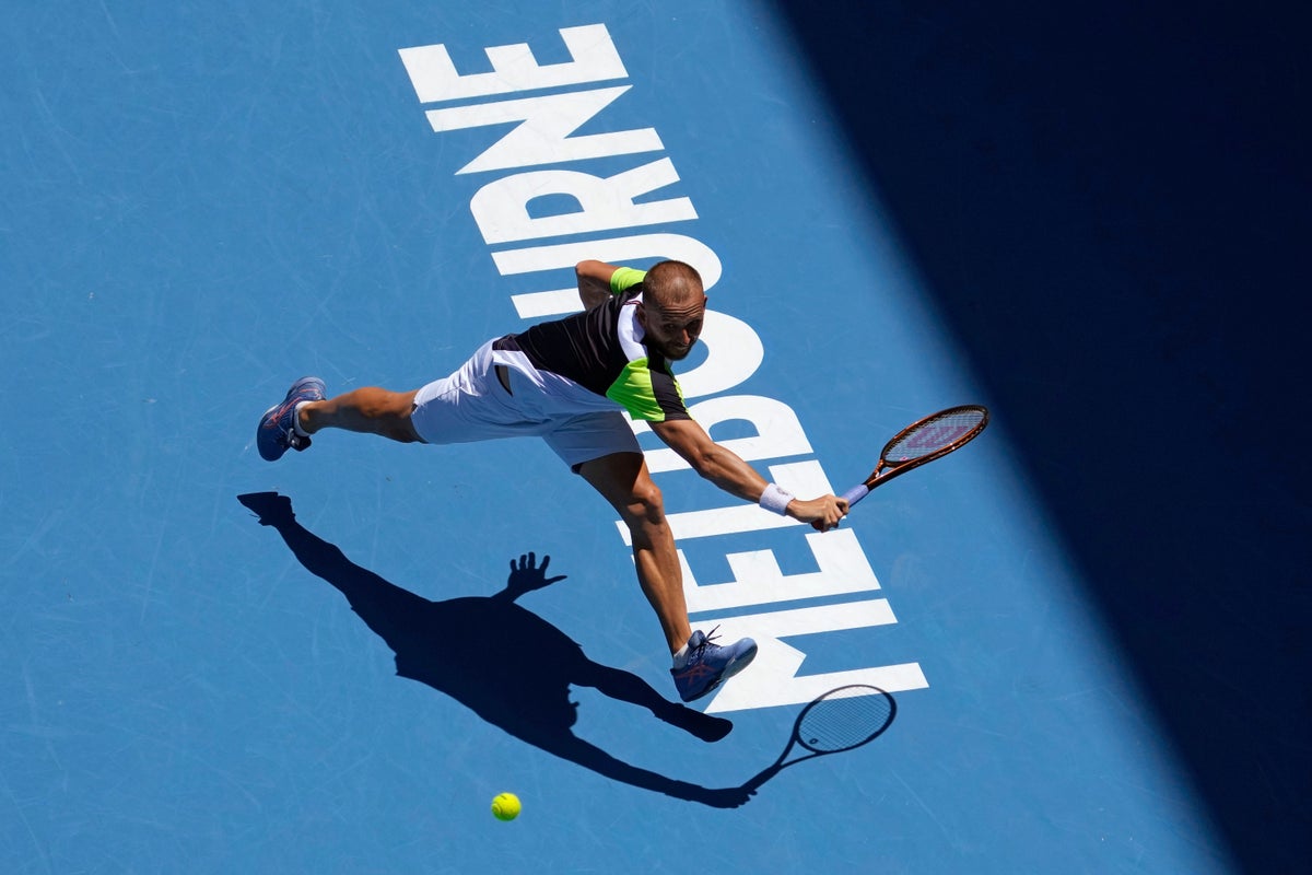 Dan Evans suffers straight-sets defeat to Andrey Rublev at Australian Open