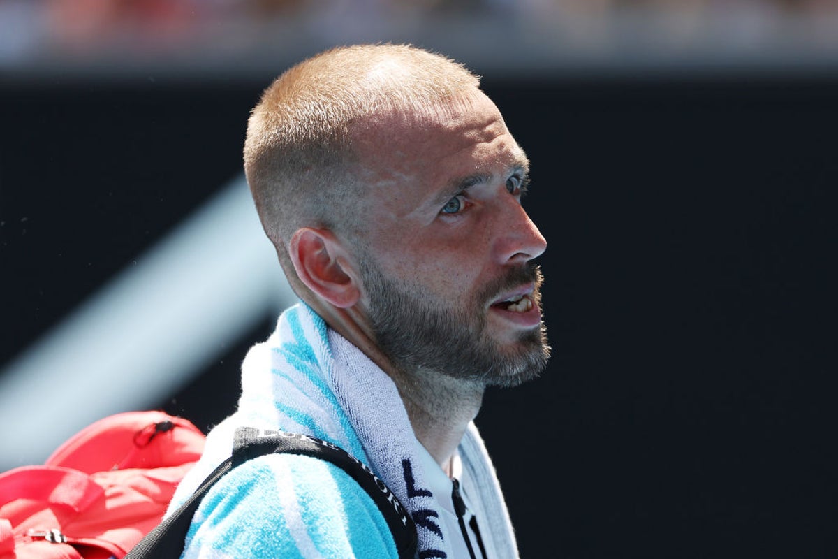 Dan Evans overpowered by Andrey Rublev in Australian Open straight-sets defeat