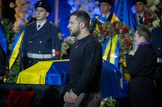 Ukraine's Zelenskyy honors those killed in helicopter crash