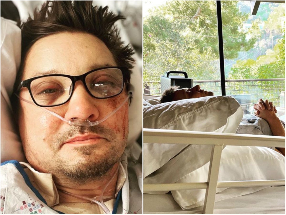 Jeremy Renner shares recovery workout video after snowplough accident: ‘Whatever it takes’