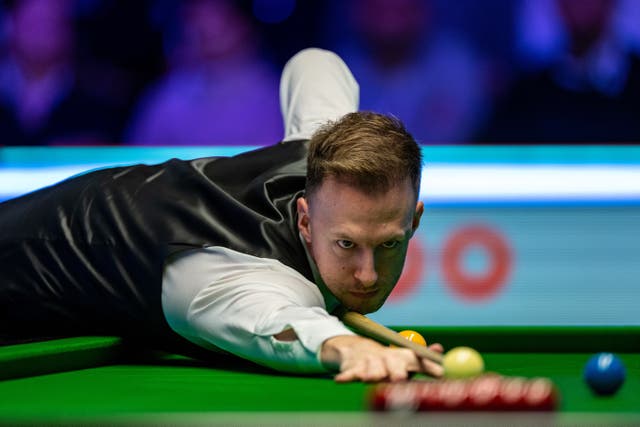 Judd Trump is through to the final of the World Grand Prix (Steven Paston/PA)
