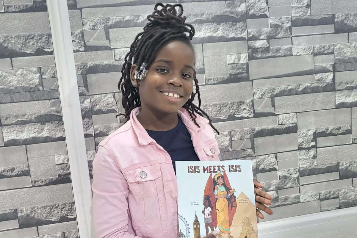 The author, 9, wants to inspire others to “live in the power of their name.”