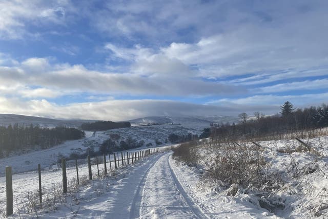 Overnight temperatures across the country are still forecast to be sub-zero during the weekend (Katharine Hay/PA)