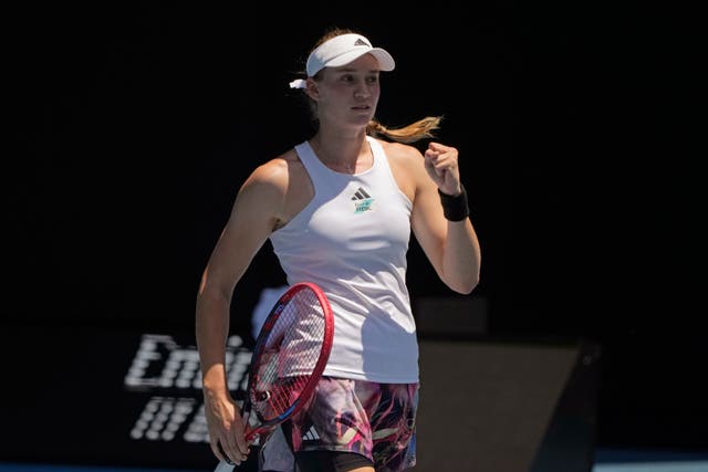World number one Iga Swiatek was dumped out of the Australian Open in the fourth round by Wimbledon champion Elena Rybakina (Mark Baker/AP)