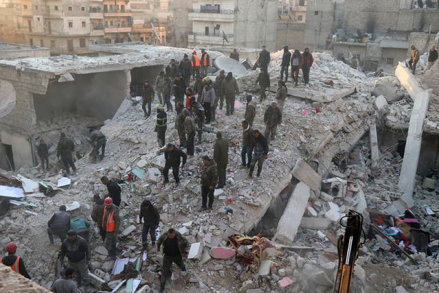 Syria Building Collapse