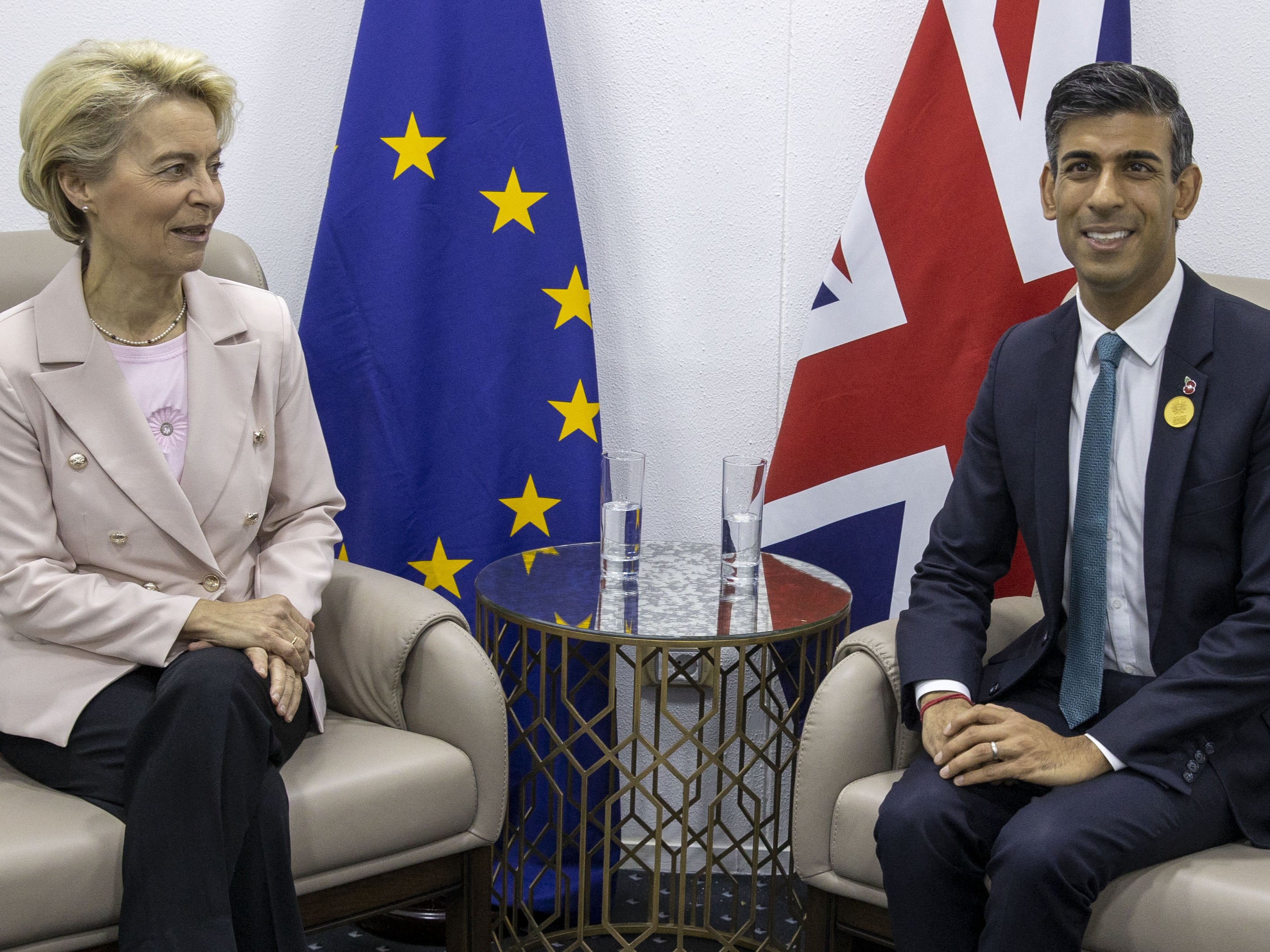Rishi Sunak met with European Commission president Ursula von der Leyen in November