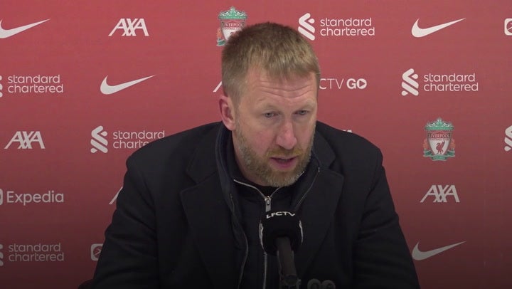 Graham Potter takes 'glass half full' view on Chelsea's draw with Liverpool