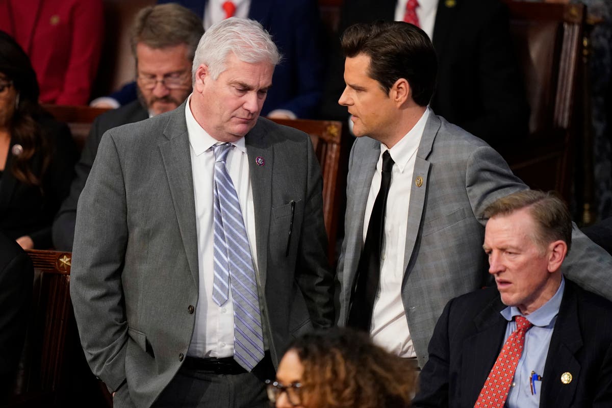 Matt Gaetz claims ‘deep state’ Democrats are trying to push out Biden