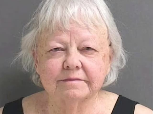 <p>Ellen Gilland has been charged with the murder of her husband at a Daytona Beach hospital</p>