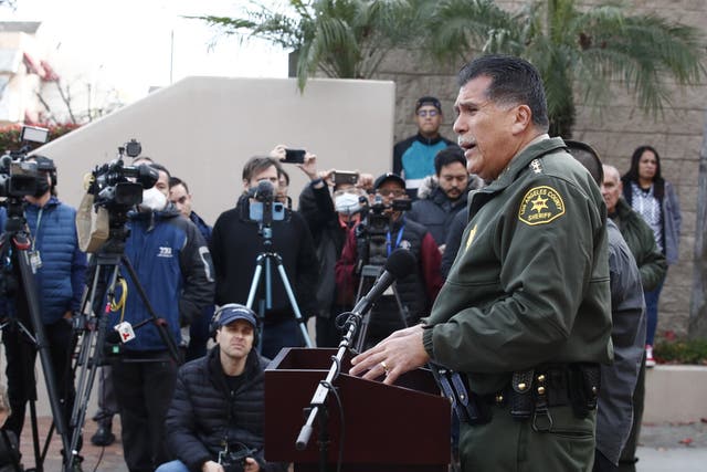<p>LA County Sheriff Robert Luna revealed a survivor had received a death threat </p>