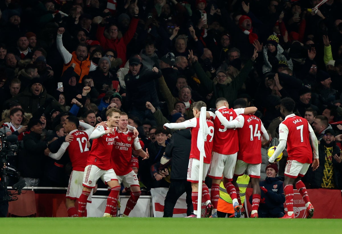 Emirates Stadium gets a taste of Highbury nostalgia as Arsenal overcome both rivals and adversity