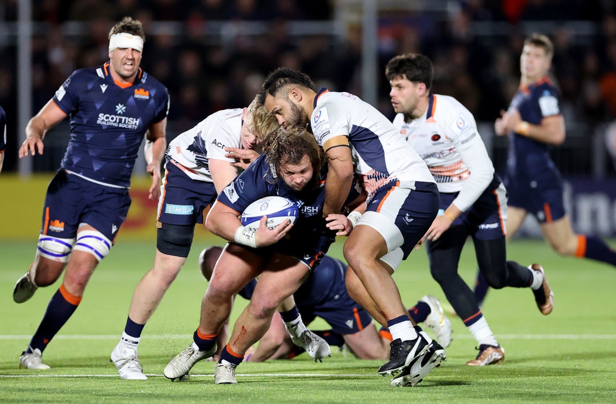 Saracens beaten by Edinburgh but late try secures home tie in Champions Cup last 16
