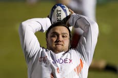Jamie George suffers suspected concussion in potential blow for England