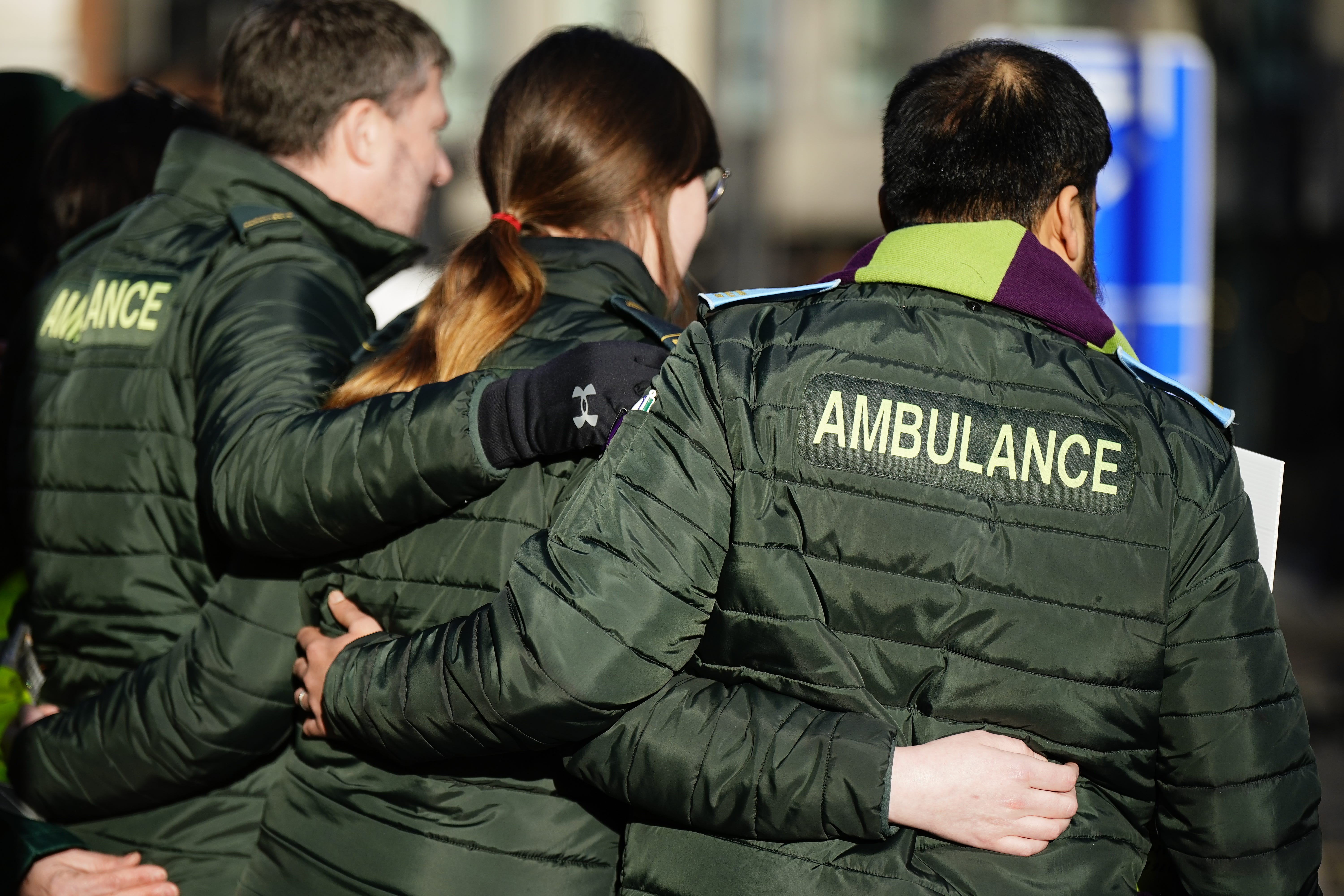 Ambulance workers are staging further strikes on Monday (Aaron Chown/PA)