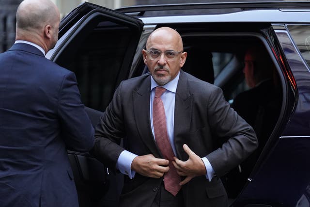 Tory party chairman Nadhim Zahawi’s political survival is under threat (Stefan Rousseau/PA)
