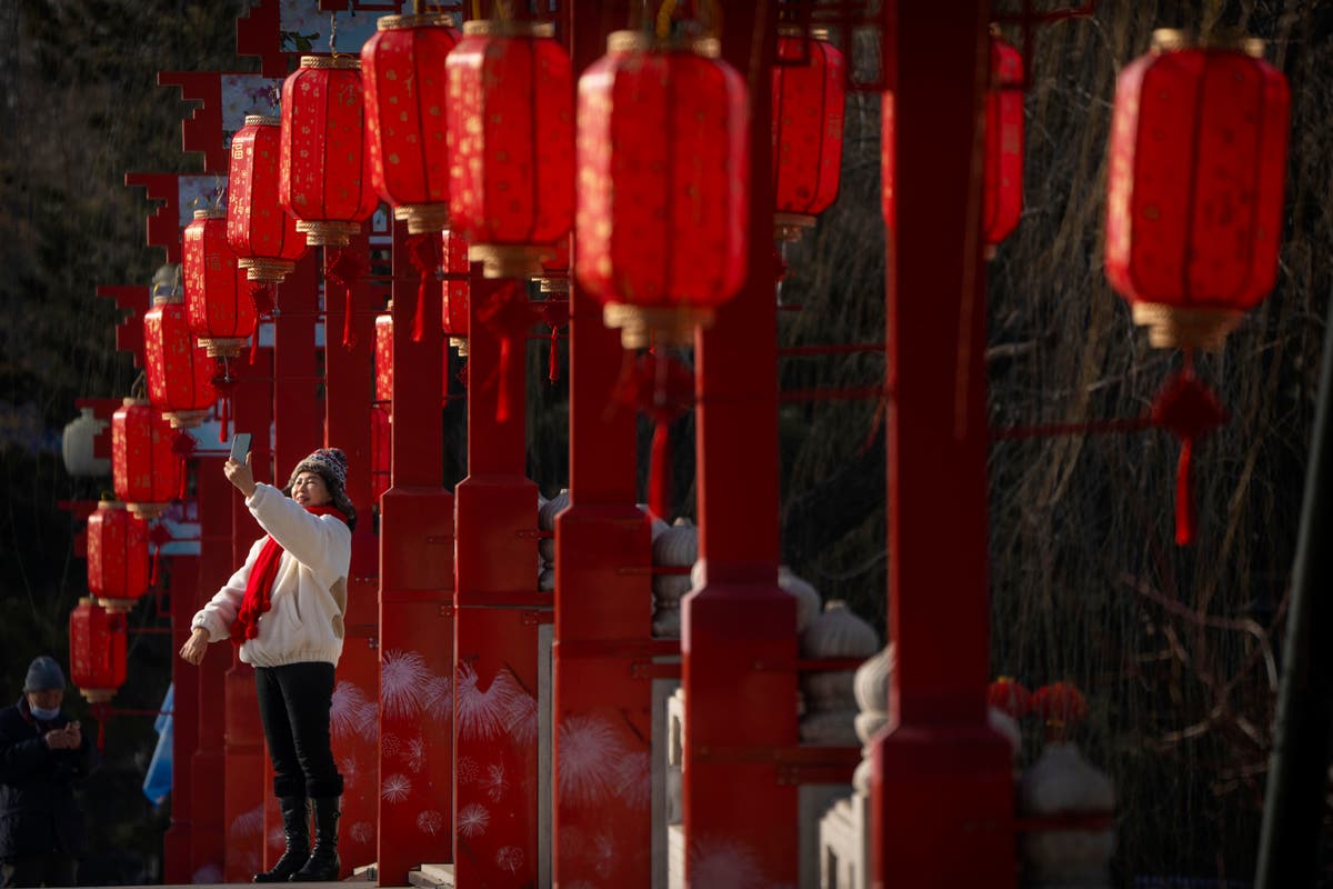 AP PHOTOS: East Asia marks Lunar New Year of the Rabbit