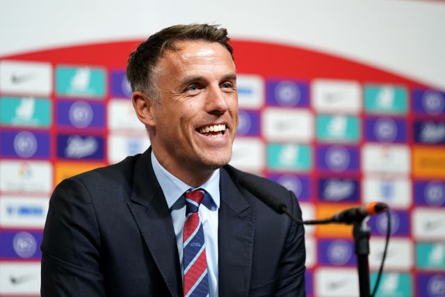 Phil Neville spent three years in charge of England (John Walton/PA)