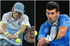 Novak Djokovic vs Alex De Minaur - LIVE: Latest updates from the Australian Open