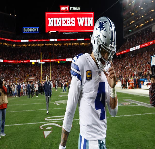 Cowboys' last-ditch plays against Niners never have a prayer
