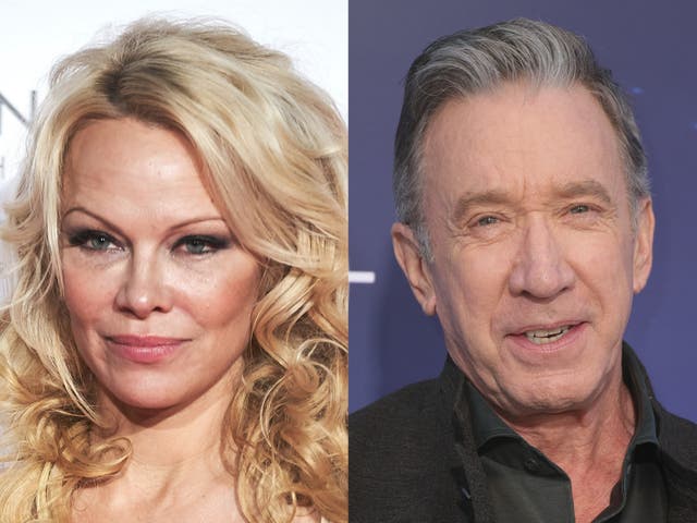 <p>Pamela Anderson and Tim Allen</p>