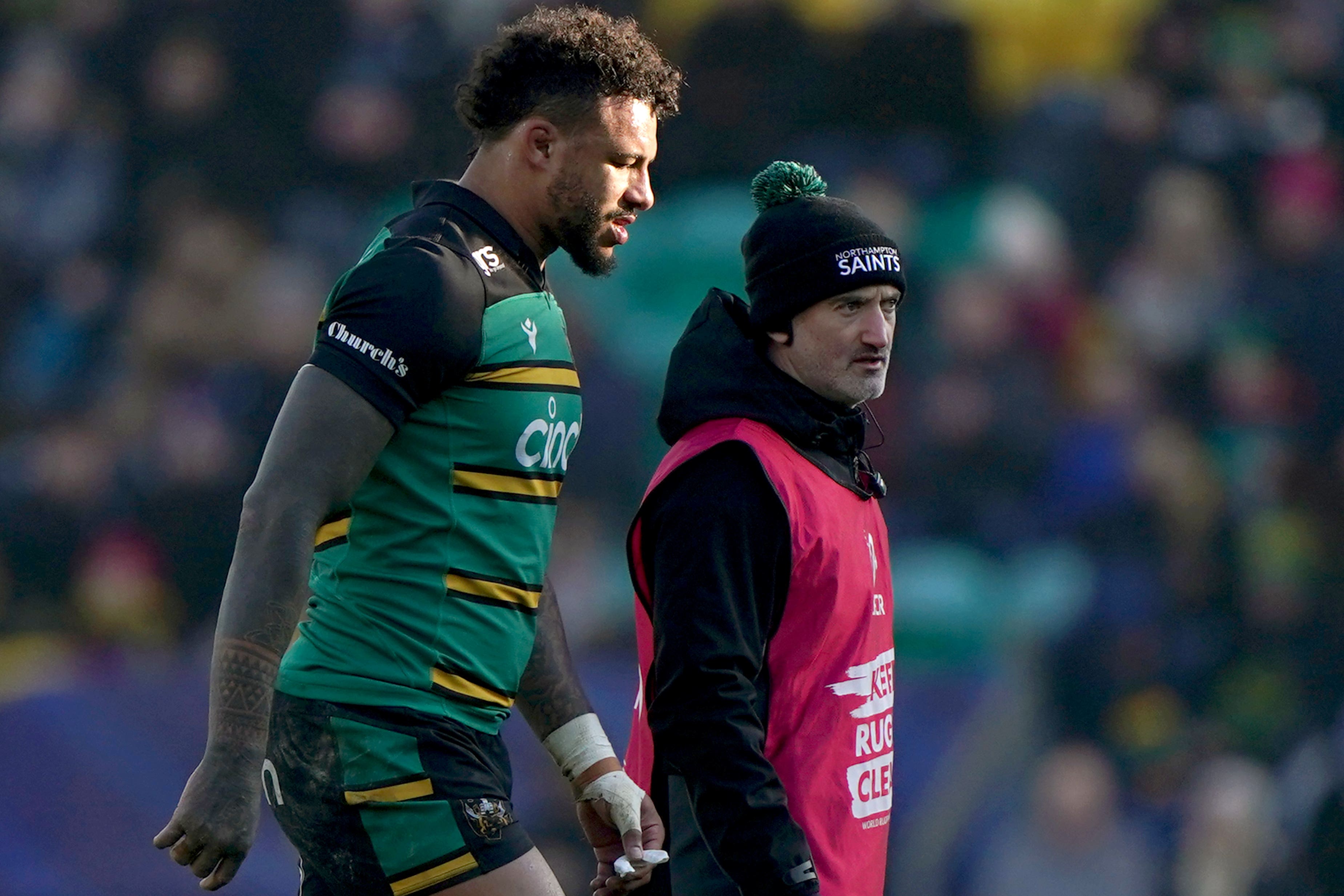 Lawes suffered his latest injury for Northampton on Saturday (Joe Giddens/PA)