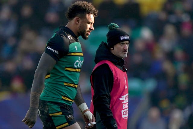 Lawes suffered his latest injury for Northampton on Saturday (Joe Giddens/PA)