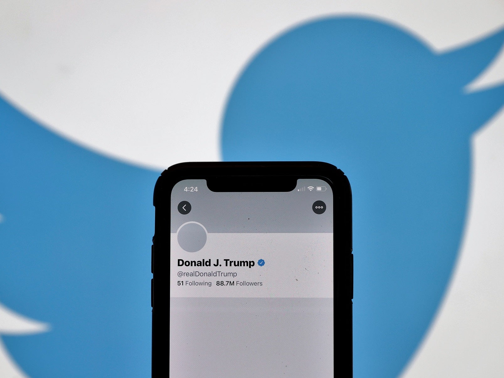 <p>Donald Trump received a ‘permanent suspension’ from Twitter on 8 January, 2021</p>
