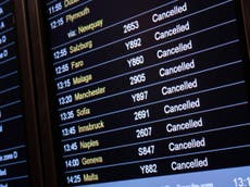 Heathrow flight cancellations – live: More than 100 services grounded by freezing fog