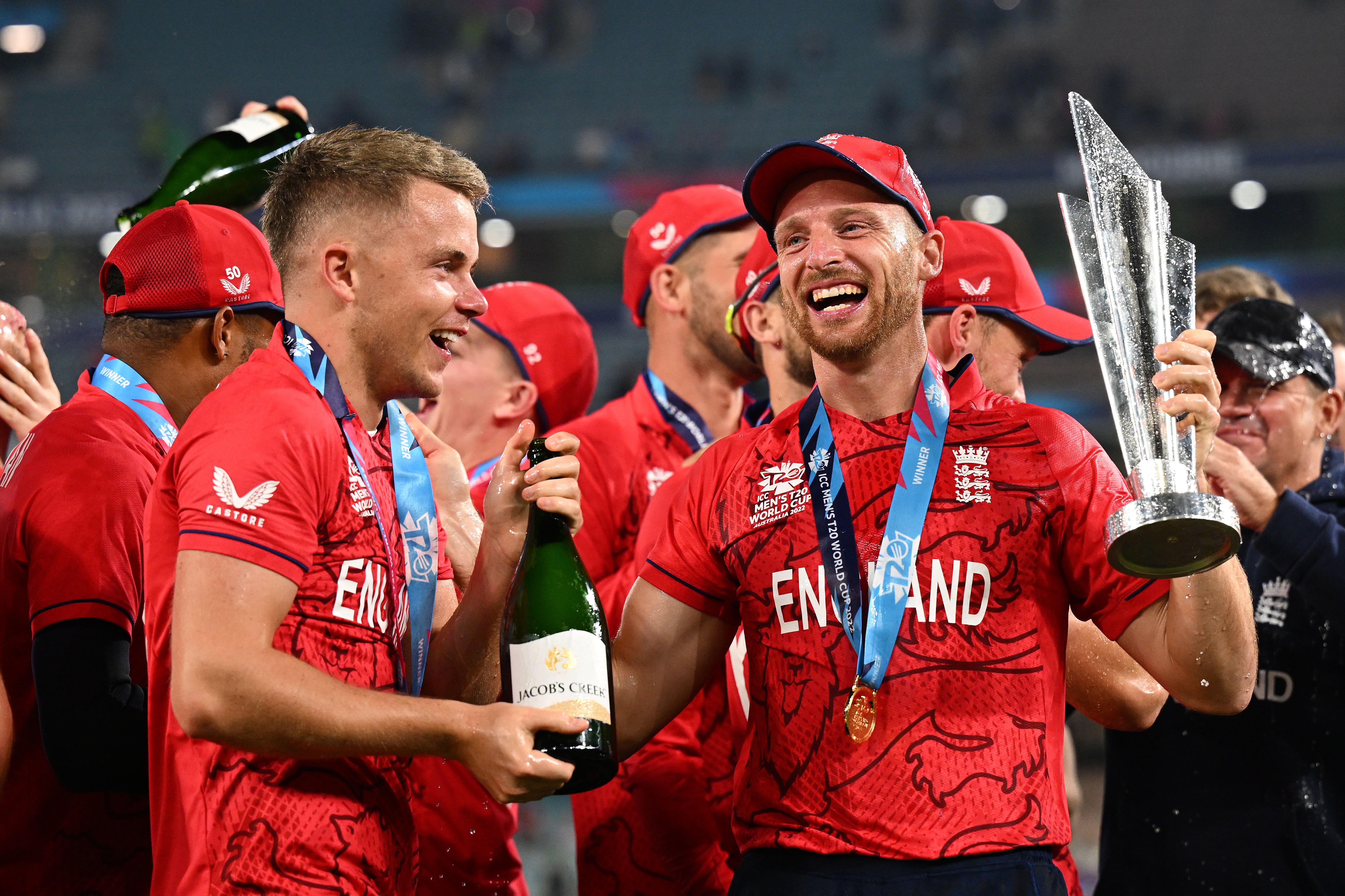 Sam Curran (left) and Jos Buttler (right) are in the ICC T20 men’s team of 2022 (PA Wire)