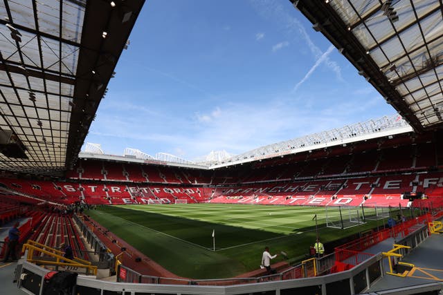 Manchester United Women will play at Old Trafford in March against West Ham in a Women’s Super League game (Ian Hodgson/PA)