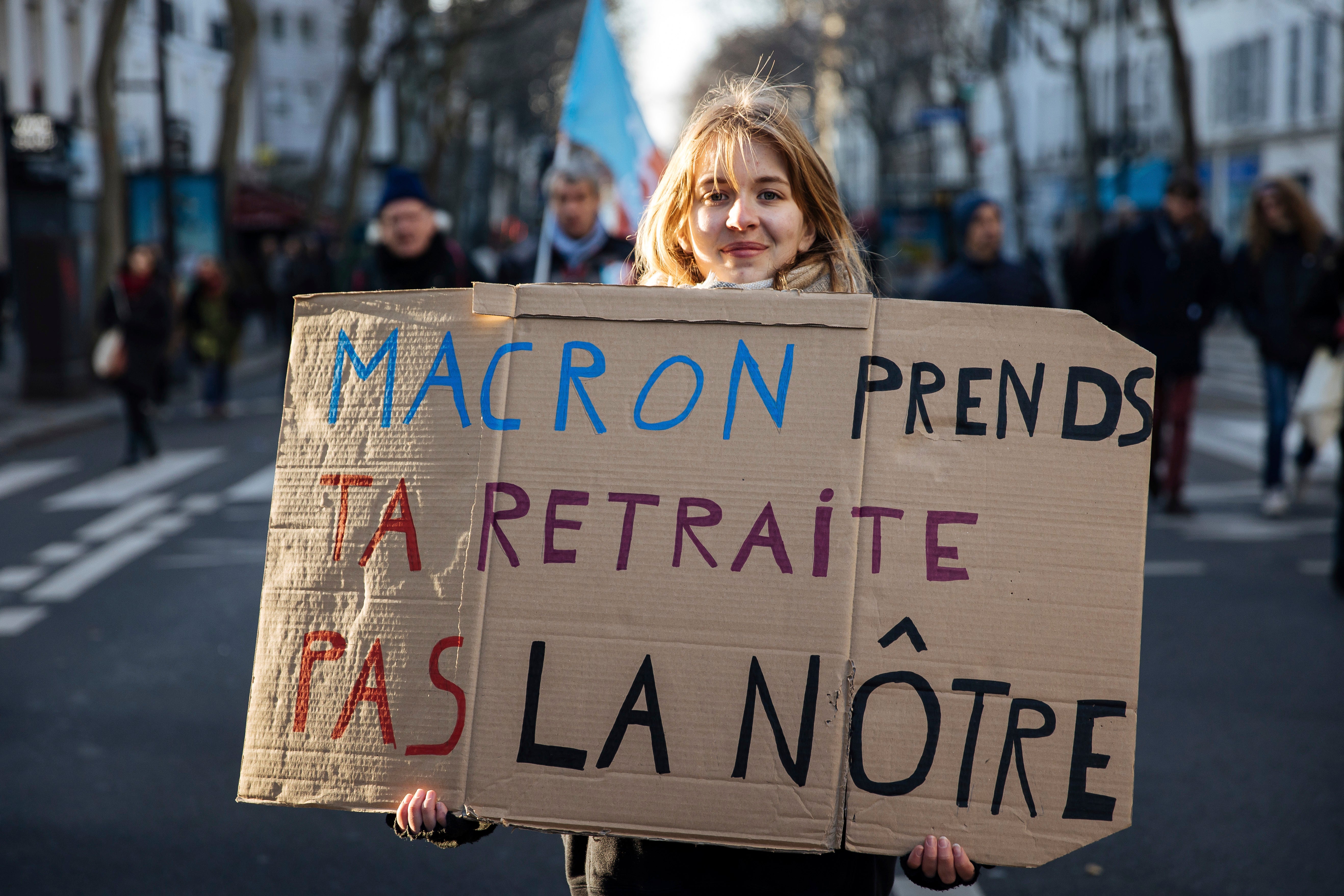 France Pension Protests