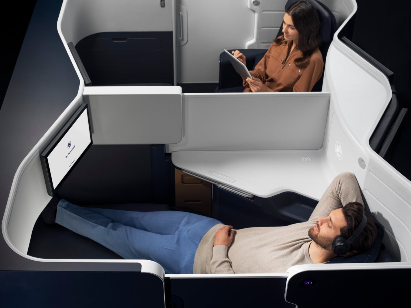 The airline says the new seat ‘marries refinement and privacy’