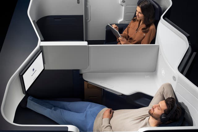 <p>The airline says the new seat ‘marries refinement and privacy’ </p>