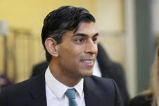 Rishi Sunak says he ‘deeply regrets’ failing to wear seatbelt