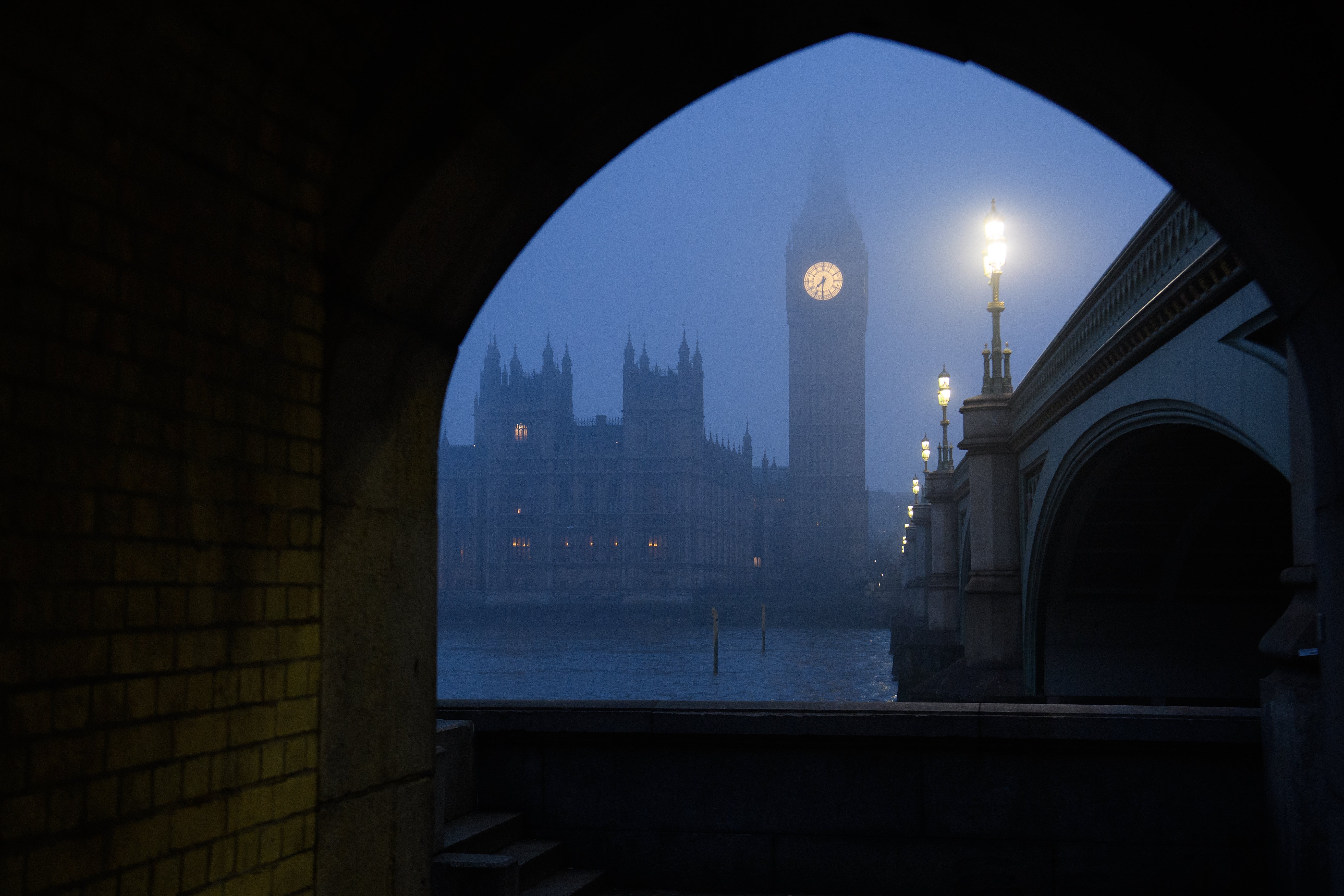 Flights have been cancelled in the UK due to freezing fog